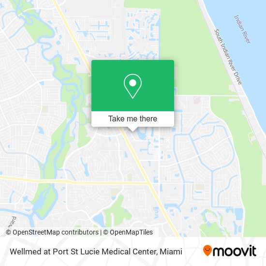 Mapa de Wellmed at Port St Lucie Medical Center