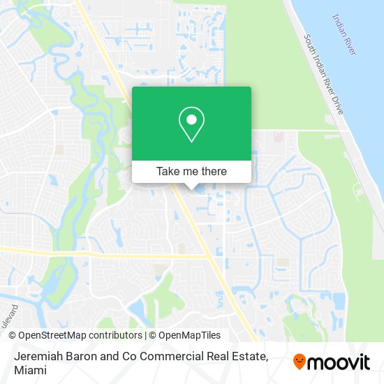 Jeremiah Baron and Co Commercial Real Estate map