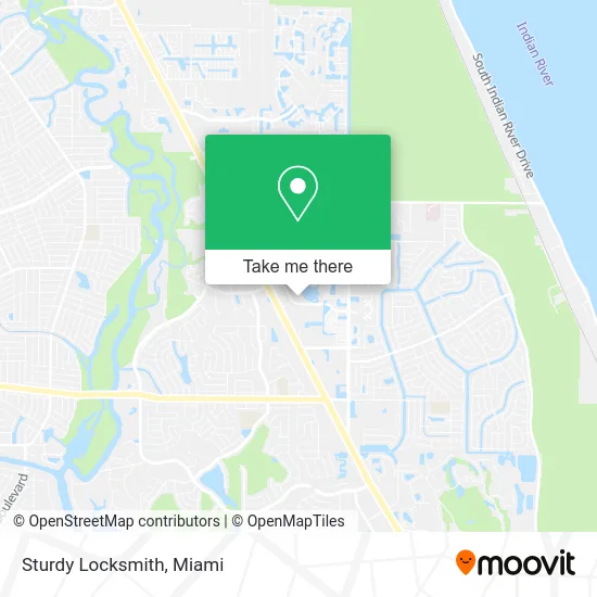 Sturdy Locksmith map