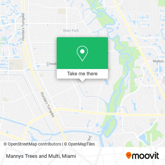Mapa de Mannys Trees and Multi