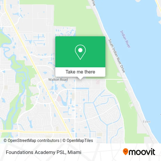 Foundations Academy PSL map