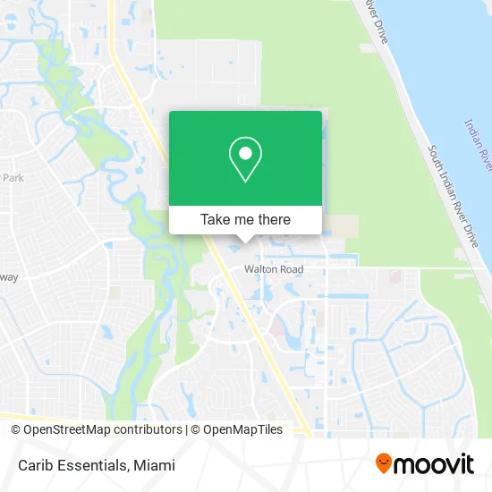 Carib Essentials map