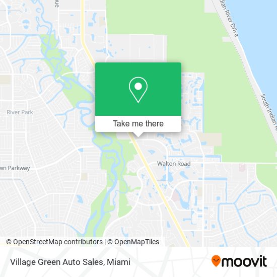 Village Green Auto Sales map