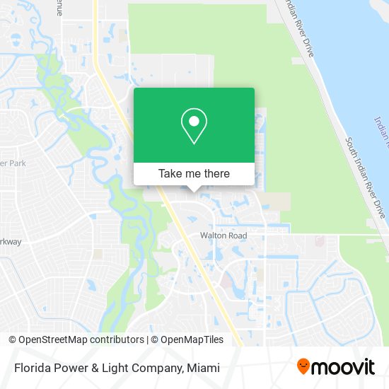 Florida Power & Light Company map