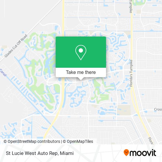 St Lucie West Auto Rep map