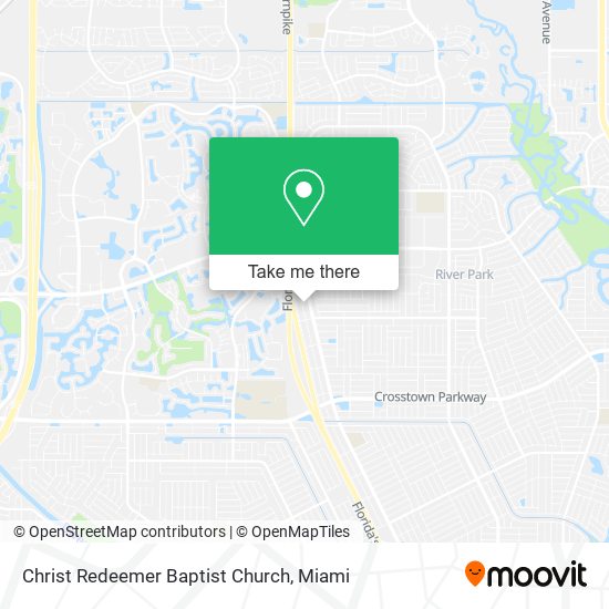 Christ Redeemer Baptist Church map