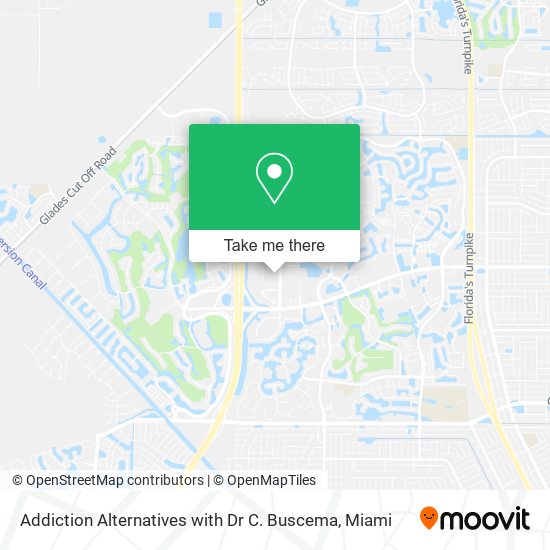 Addiction Alternatives with Dr C. Buscema map