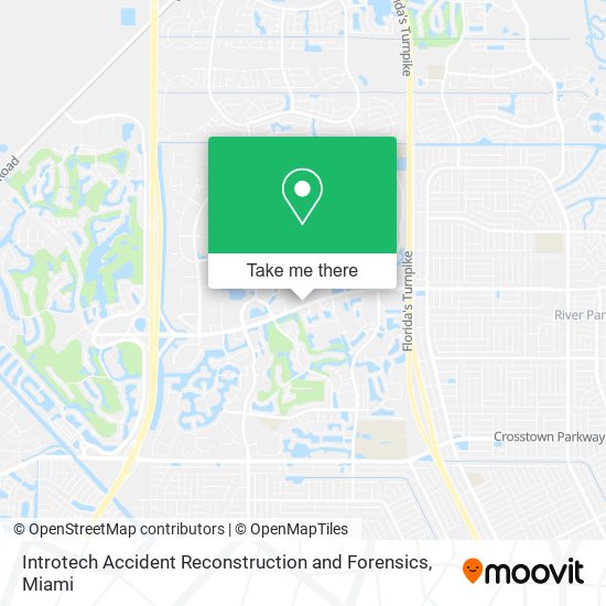 Mapa de Introtech Accident Reconstruction and Forensics