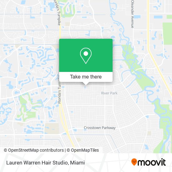 Lauren Warren Hair Studio map