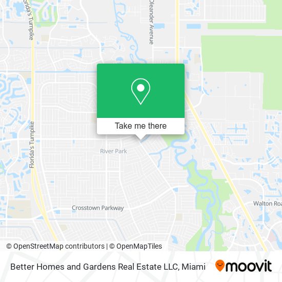 Mapa de Better Homes and Gardens Real Estate LLC
