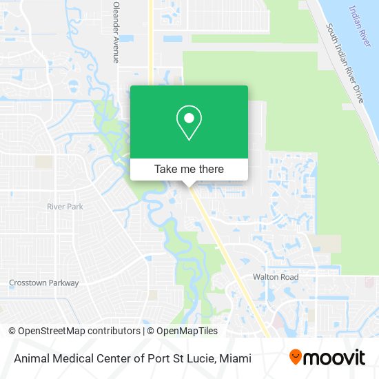 Animal Medical Center of Port St Lucie map