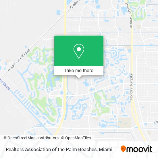 Mapa de Realtors Association of the Palm Beaches