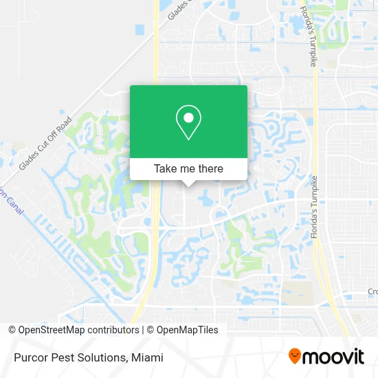 Purcor Pest Solutions map