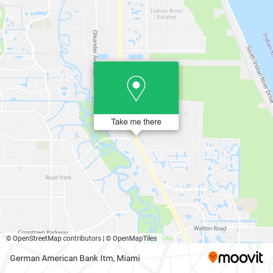 German American Bank Itm map