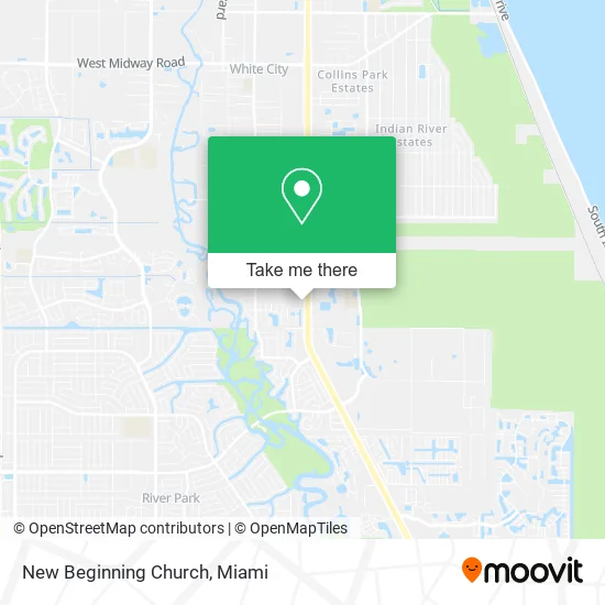 New Beginning Church map