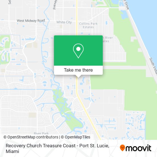 Mapa de Recovery Church Treasure Coast - Port St. Lucie