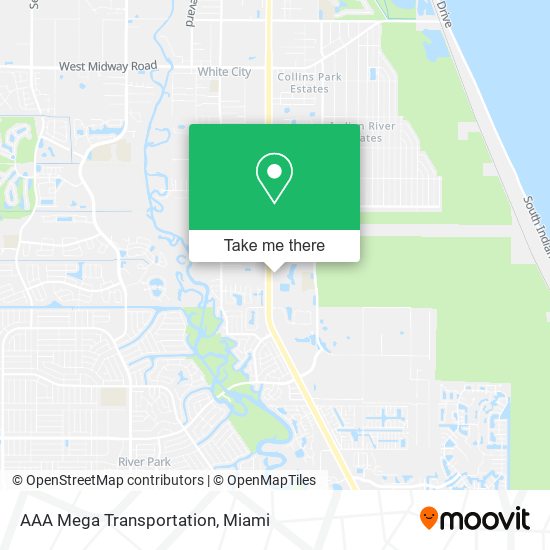 Mapa de AAA Mega Transportation