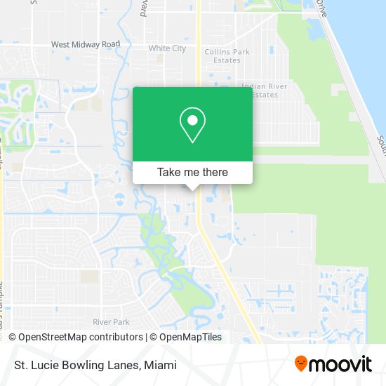 Mapa de St. Lucie Bowling Lanes