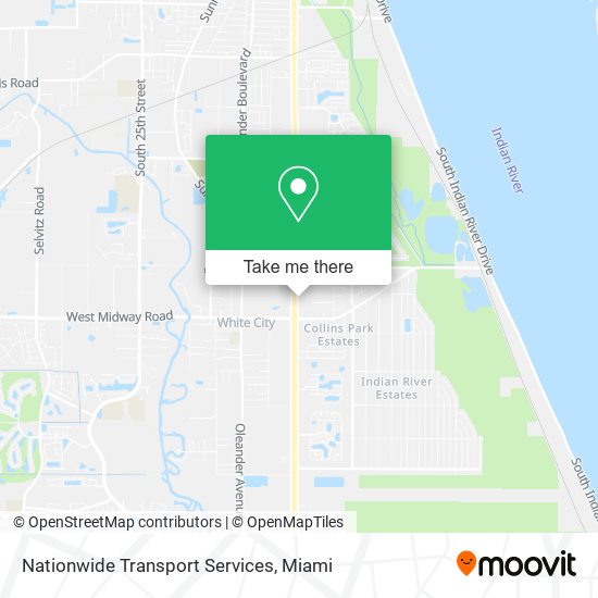 Mapa de Nationwide Transport Services