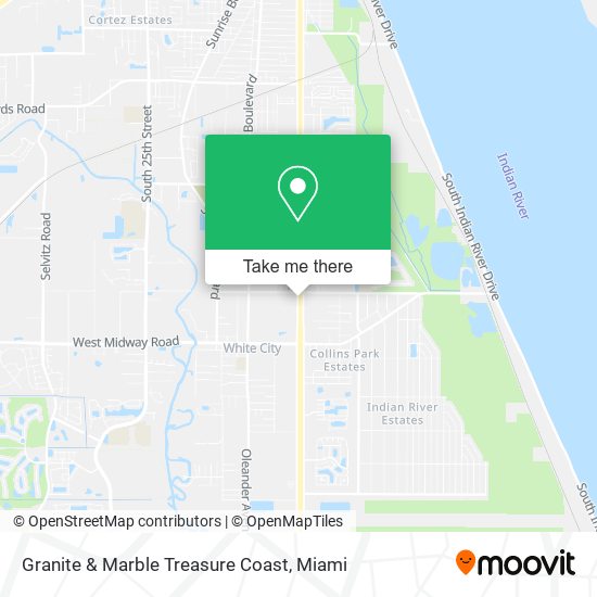 Granite & Marble Treasure Coast map