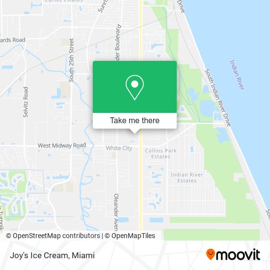 Mapa de Joy's Ice Cream