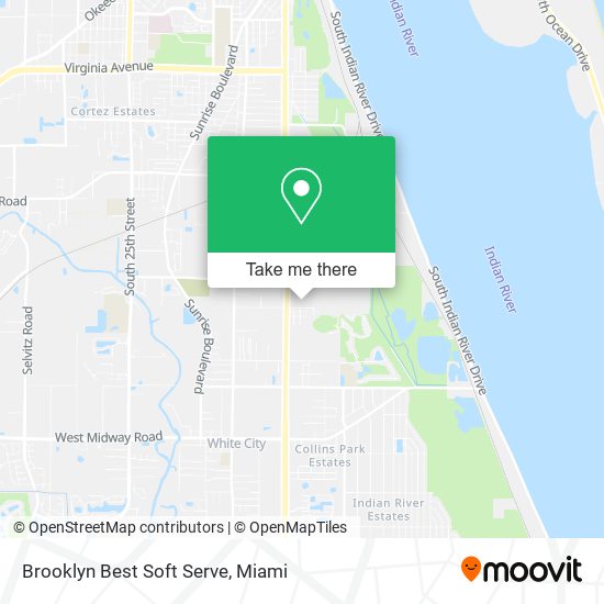 Brooklyn Best Soft Serve map