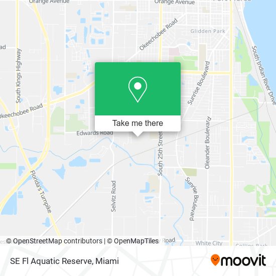 Mapa de SE Fl Aquatic Reserve