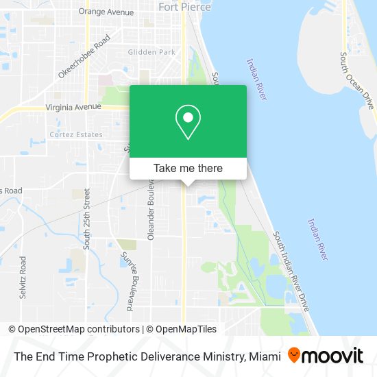 The End Time Prophetic Deliverance Ministry map