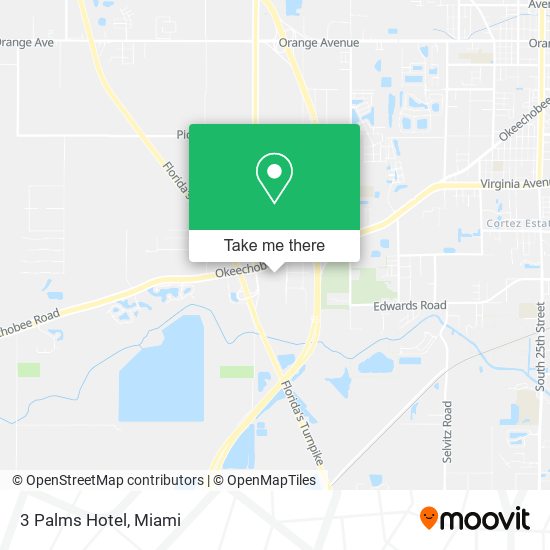 3 Palms Hotel map