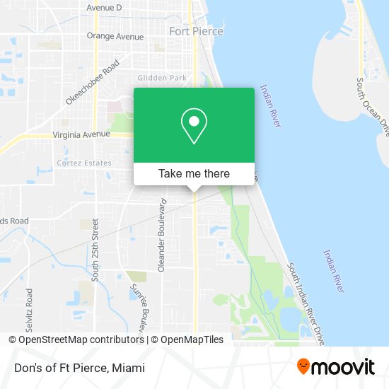 Mapa de Don's of Ft Pierce
