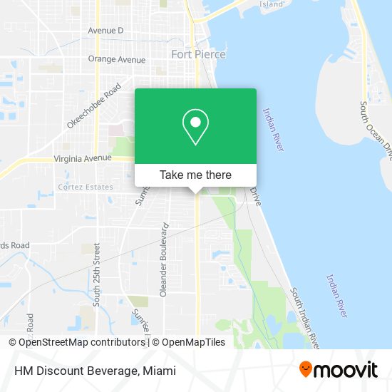 Mapa de HM Discount Beverage