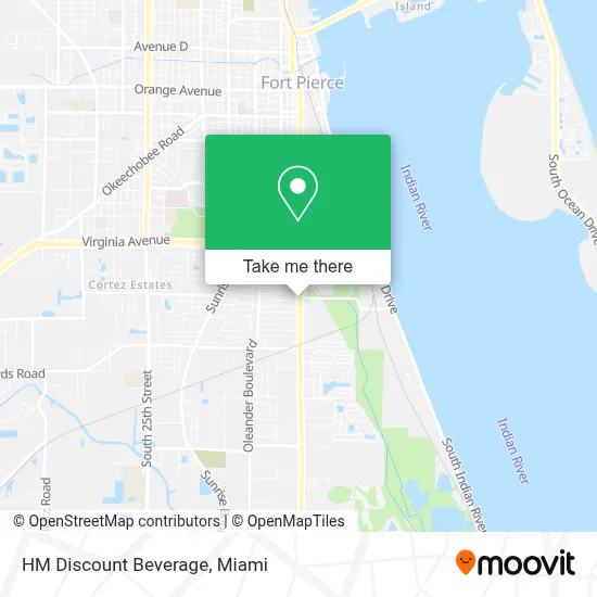 HM Discount Beverage map