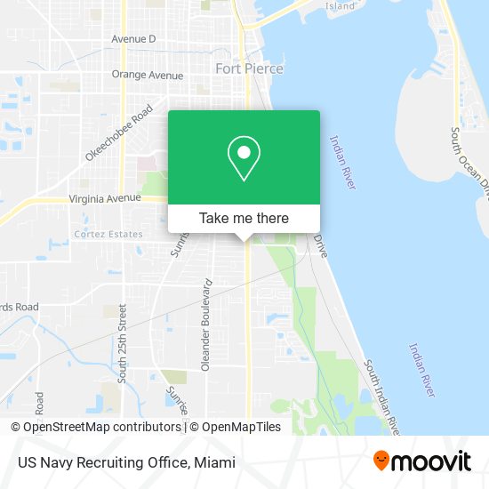 Mapa de US Navy Recruiting Office