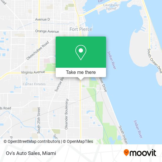 Mapa de Ov's Auto Sales