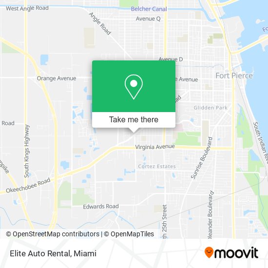 Mapa de Elite Auto Rental