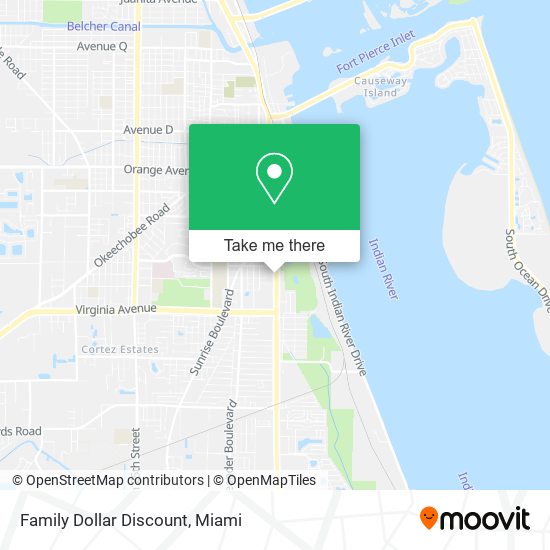 Family Dollar Discount map