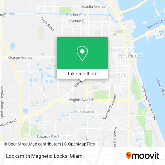 Locksmith Magnetic Locks map