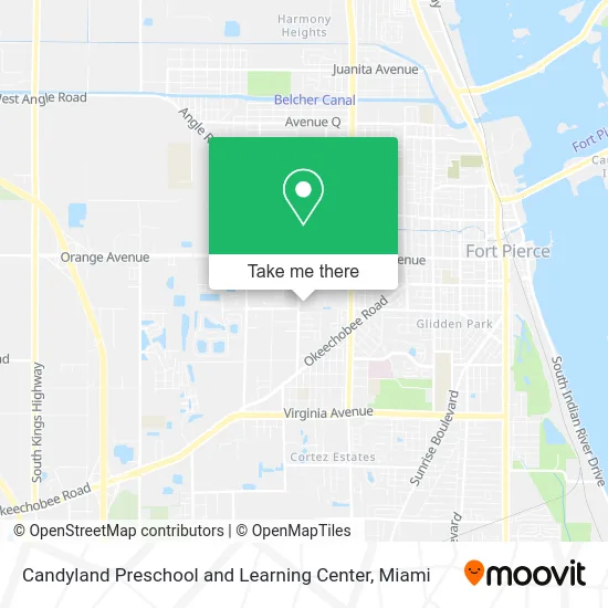 Candyland Preschool and Learning Center map