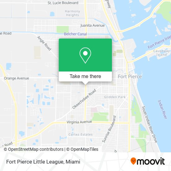 Fort Pierce Little League map