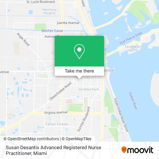 Susan Desantis Advanced Registered Nurse Practitioner map