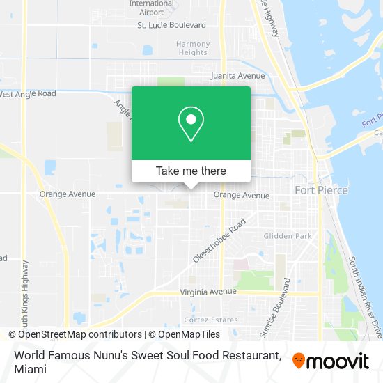 World Famous Nunu's Sweet Soul Food Restaurant map