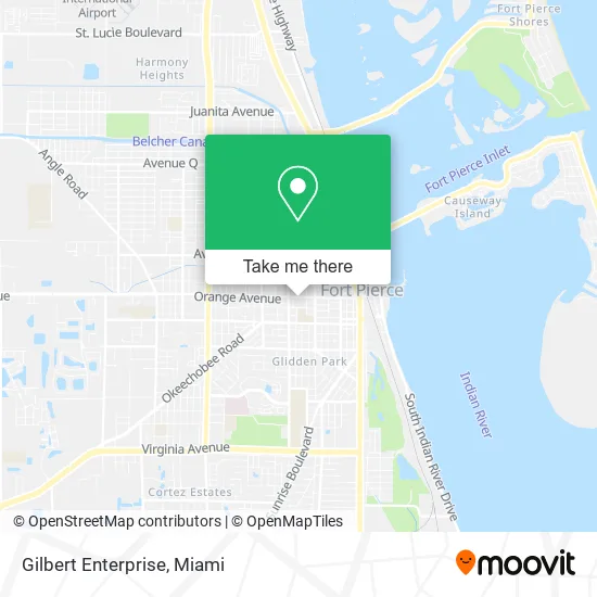 Gilbert Enterprise map