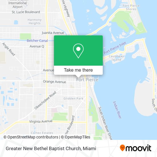 Greater New Bethel Baptist Church map