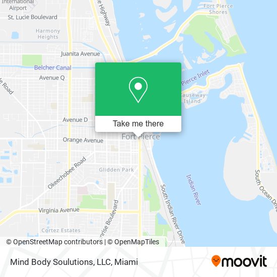 Mapa de Mind Body Soulutions, LLC