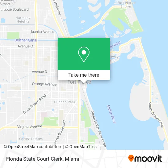 Mapa de Florida State Court Clerk