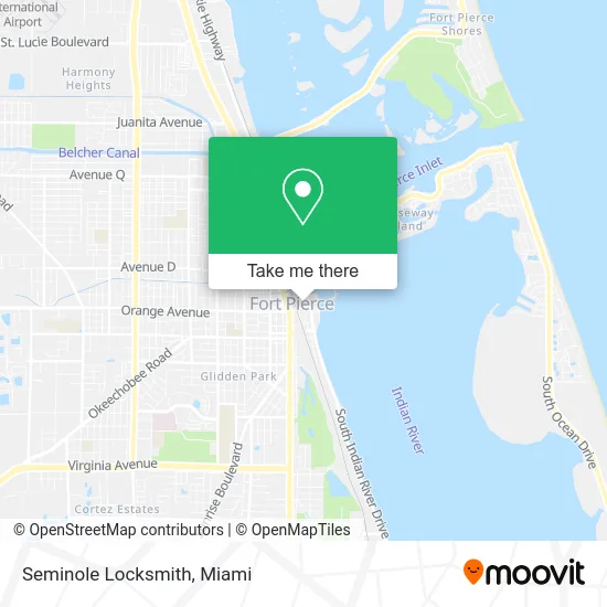 Seminole Locksmith map
