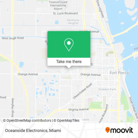 Oceanside Electronics map