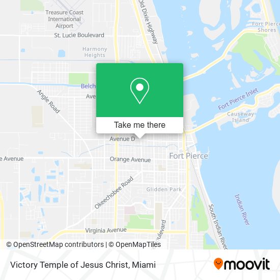 Victory Temple of Jesus Christ map