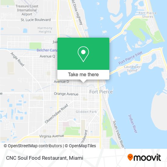 CNC Soul Food Restaurant map