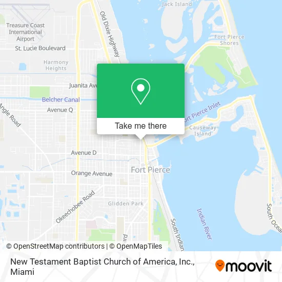 New Testament Baptist Church of America, Inc. map